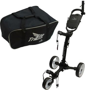 Axglo TriLite 3-Wheel SET Black/White Manuálny golfový vozík