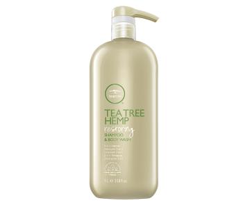 Paul Mitchell Obnovujúci konopný šampón a sprchový gél 2 v 1 Tea Tree Hemp (Restoring Shampoo & Body Wash) 1000 ml