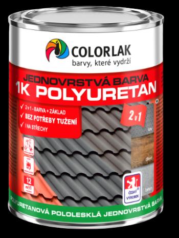 COLORLAK 1K POLYURETÁN U2210 - Jednozložková polyuretánová farba RAL 6005 - machová zelená 9 L