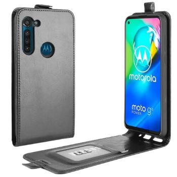 Vyklápacie puzdro Motorola Moto G8 Power čierne