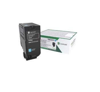 Lexmark 75B20C0 azúrový (cyan) originálny toner