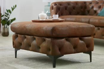 Chesterfield taburet ZETHOS Dekorhome