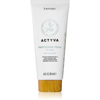 Kemon Actyva Nutrizone Ricca vyživujúca maska pre suché vlasy 200 ml