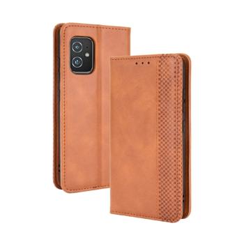 BUSINESS Peňaženkový kryt pre Asus Zenfone 8 (ZS590KS) hnedý