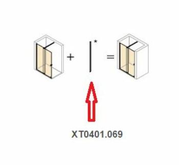 Náhradný diel Hüppe Xtensa XT0401.069