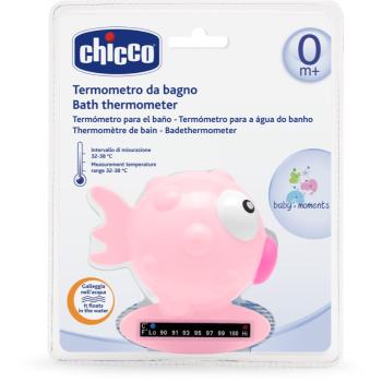 Chicco Baby Moments teplomer do kúpeľa Pink 1 ks