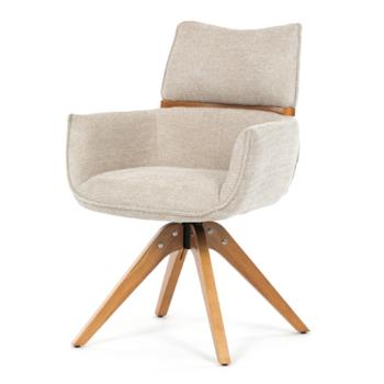 Jedálenská stolička Autronic 62x91 cm béžová látka DCH-D1348 CRM2