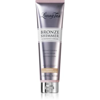 Loving Tan Bronze Shimmer samoopaľovací krém odtieň Medium 120 ml