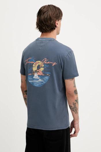 Bavlnené tričko Tommy Jeans pánske, s potlačou, DM0DM21868