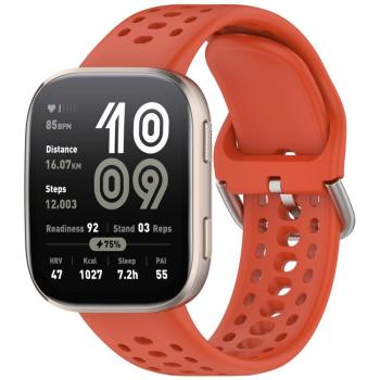 AIRY Silikónový remienok pre Amazfit Bip 6 červený