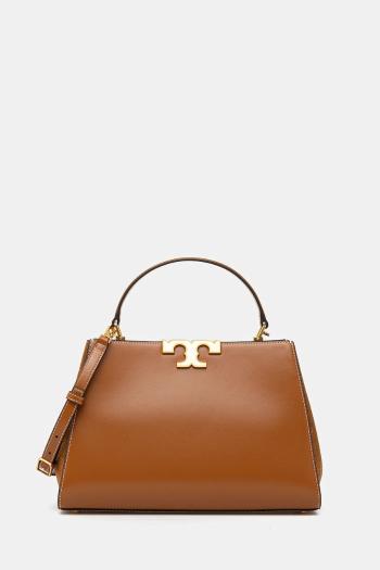Kožená kabelka Tory Burch Eleanor hnedá farba, 137312-201