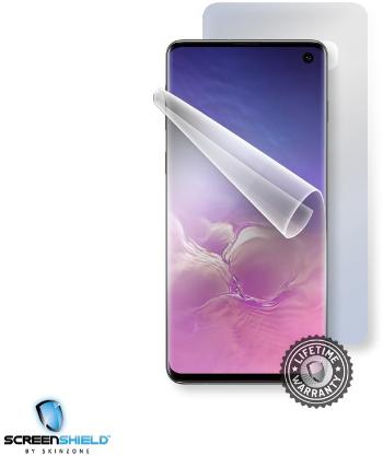 Védőfólia Screenshield SAMSUNG Galaxy S10 teljes készülékre