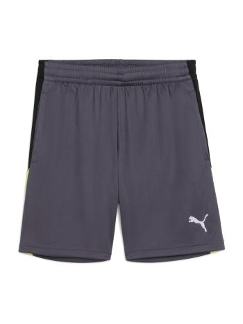 PUMA Sportnadrágok 'Individual Liga'  grafit / világoszöld / fekete / fehér