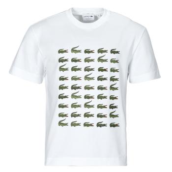 Lacoste  TH1311-001  Tričká s krátkym rukávom Biela