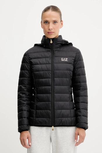 Bunda EA7 Emporio Armani čierna farba, prechodná, AF12477.7W000473