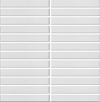 Keramická mozaika Premium Mosaic Kit Kat white 30x30 cm mat MOSKK2WHM