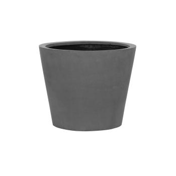 Květináč Bucket, barva šedá, více velikostí - PotteryPots méret: M - h 50 cm, ⌀ 58 cm