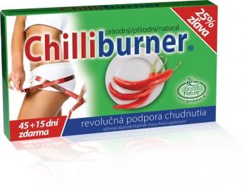 CHILLIBURNER - spaľovanie tukov 45+15 tabliet