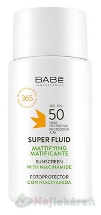 Babé Super Fluid SPF50 číry fluid s ochranným faktorom pre všetky typy pleti 50 ml