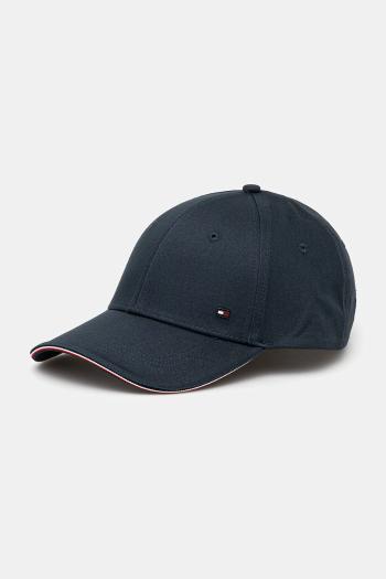 Bavlnená šiltovka Tommy Hilfiger biela farba, jednofarebná