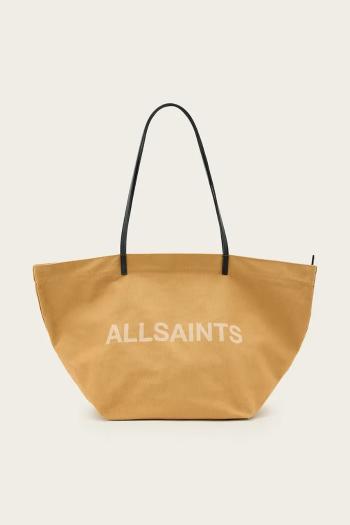 Bavlnená taška AllSaints SERAFINA béžová farba, W323XC