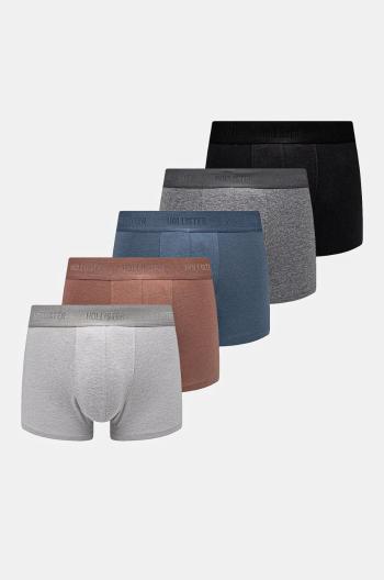 Boxerky Hollister Co. 5-pack pánské, béžová barva, KI314-4015