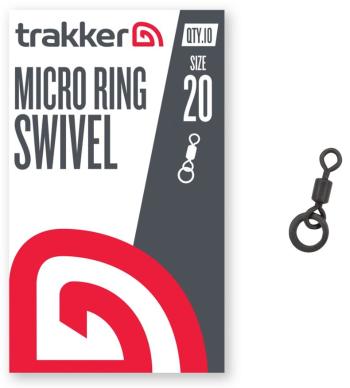 Trakker obratlík s krúžkom micro ring swivel veľkosť 20 10 ks