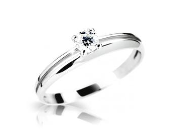 Cutie Diamonds Zásnubný prsteň z bieleho zlata s diamantom DZ6880-1272-10-X-2 54 mm