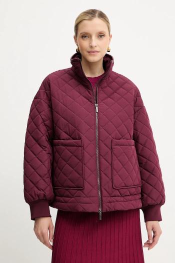 Bunda Armani Exchange bordová farba, prechodná, oversize, XW000683 AF16200