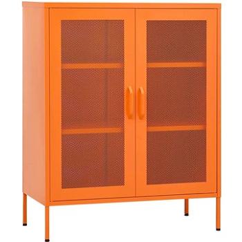 Úložná skriňa oranžová 336174
