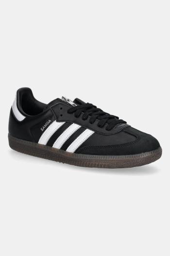 Kožené tenisky adidas Originals Samba OG čierna farba, JQ8835