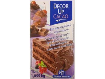 Pařížská  šlehačka Decor Up cacao - kakaový rostlinný krém 1 l - Master Martini