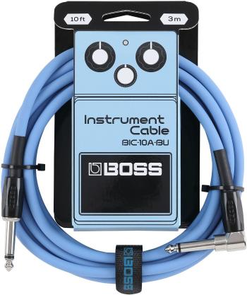 Boss BIC-10A-BU 10ft Rovný - Zalomený Nástrojový kábel