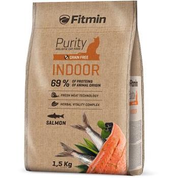 Fitmin Purity Cat Indoor s čerstvým lososom pre mačky chované v byte 1,5 kg (8595237013555)