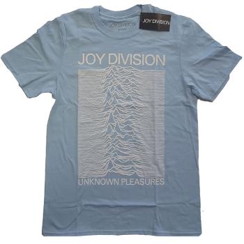 Joy Division tričko Unknown Pleasures White On Blue  one_size