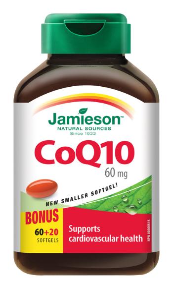 Jamieson Koenzym Q10 60 mg 60+20 tablet