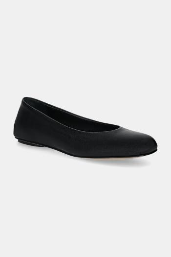 Kožené balerínky Weekend Max Mara TODI čierna farba, 2515521074600