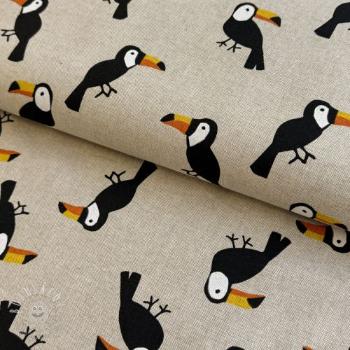 Dekoračná látka Linenlook Toucan