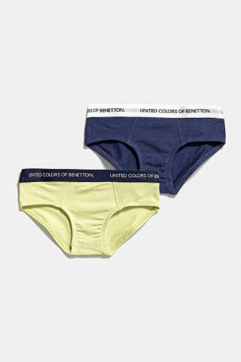Detské slipy United Colors of Benetton 2-pak zelená farba, 3OP80S484
