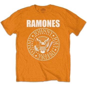 Ramones tričko Presidential Seal Oranžová 5 – 6 rokov