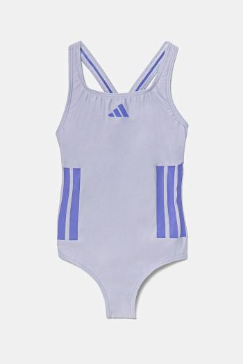 Jednodielne detské plavky adidas Performance fialová farba, JN6588