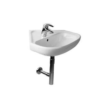 Rohové umývadielko Jika Deep 55x56 cm otvor pre batériu uprostred H8166140001041