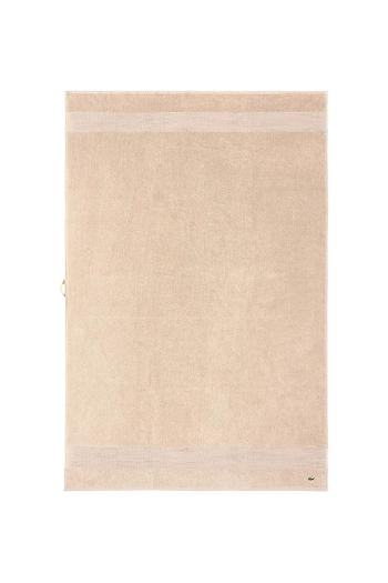 Lacoste közepes méretű pamut törölköző L LECROCO Cappuccino 100 x 150 cm bézs