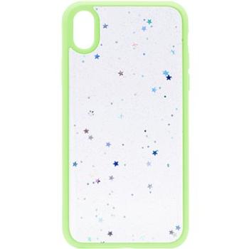 iWill Clear Glitter Star Phone Case pre iPhone XR Green (DIP888-30)