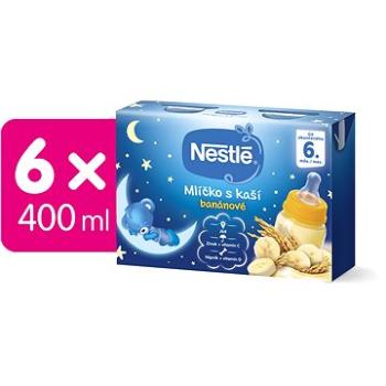NESTLÉ, mlieko s kašou banánové, 6× (2× 200 ml) (7613033403811)