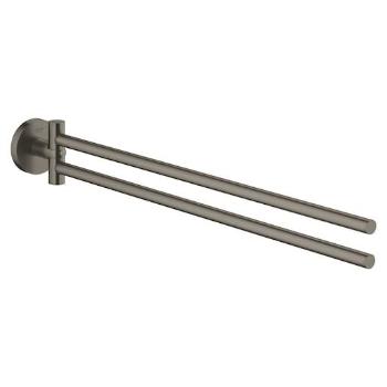 Držiak uterákov GROHE Essentials kartáčovaný Hard Graphite G40371AL1