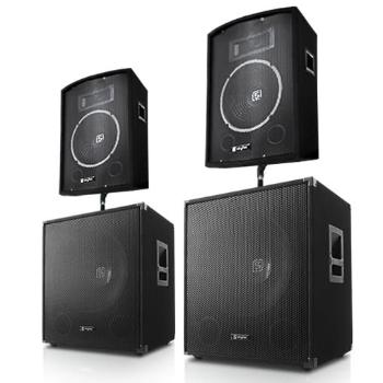 Skytec PA sada "Moscow Basspumpe", 2200 W, 2.2 sada, 2 reproduktory, 2 subwoofery