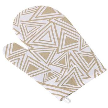 Bellatex 28 × 18 cm – trojuholníky béžové (7453)