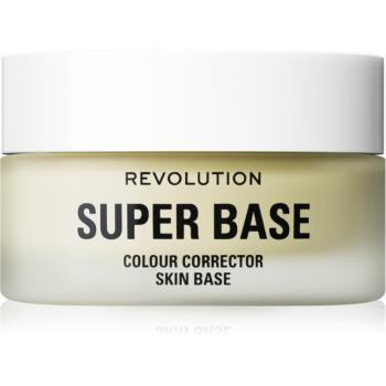 Makeup Revolution Super Base ľahko zafarbená podkladová báza odtieň Green 25 ml