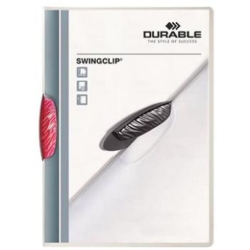 DURABLE Swingclip A4, 30 listov, červený klip (226035)